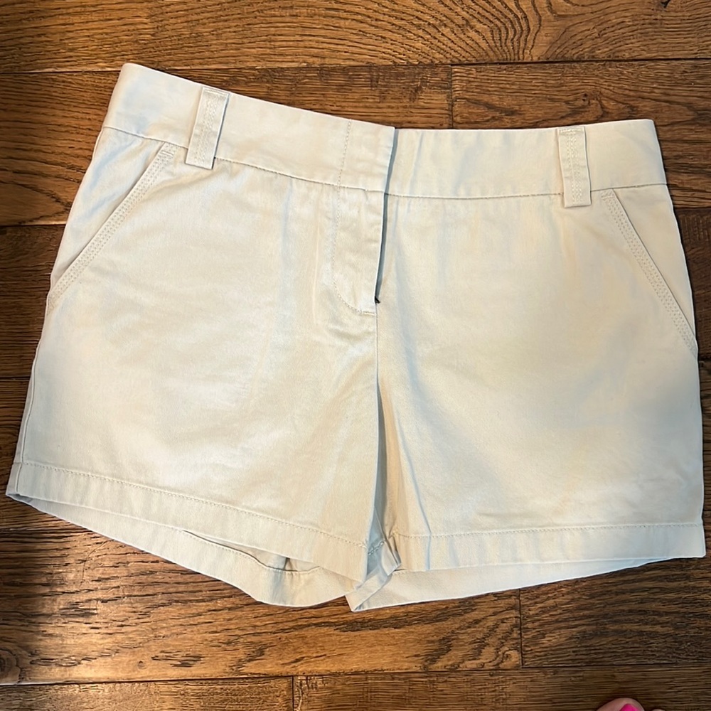 J Crew Chino Khaki size 10 Classic Twill/ City Fit shorts